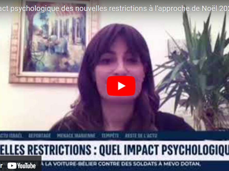 Impact psychologique des nouvelles restrictions à l’approche de Noël 2021