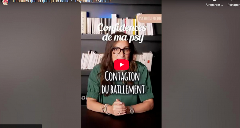 Tu bailles quand quelqu’un baille ?